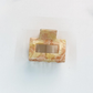Beau - Marbled Square Hair Claw - AmberMarble variant