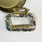 Beau - Rectangular Openwork Hair Claw - Multicolor variant