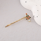 Beau - Christmas Rhinestone Tree Barrette - CrystalTree variant