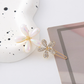 Beau - Opal Floral Gold Tone Hair Clip Collection - OpalCrystCl variant