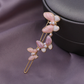 Beau - Colorful Enamel Butterfly Hair Clip - Pink variant