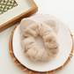 Gifty - Plush Cat Ear Scrunchie - Khaki variant
