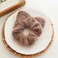 Gifty - Plush Cat Ear Scrunchie - Brown variant
