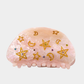 SoftPink Beau - Celestial Glitter Hair Claw on neutral background