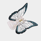 Clear Beau - Iridescent Butterfly Wing Hair Claw on neutral background
