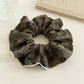 Gifty - Floral Contrast Trim Scrunchie - Green variant