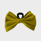 Olive Beau - Velvet Bow Oversized Hair Claw on neutral background