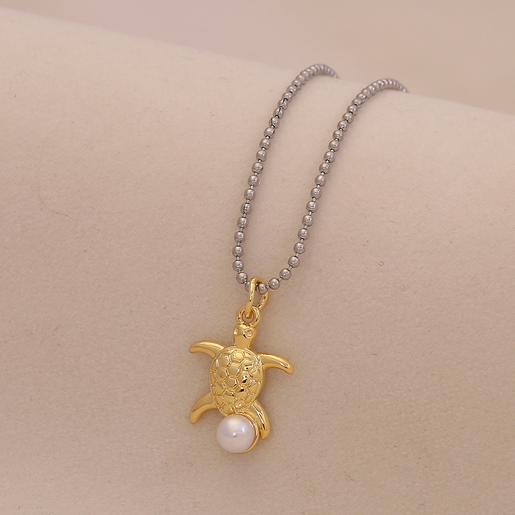 Nozari - Beaded Ocean Pendant Necklace