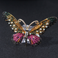 Brovia - Multicolor Butterfly Accent Brooch