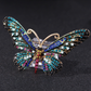Brovia - Multicolor Butterfly Accent Brooch