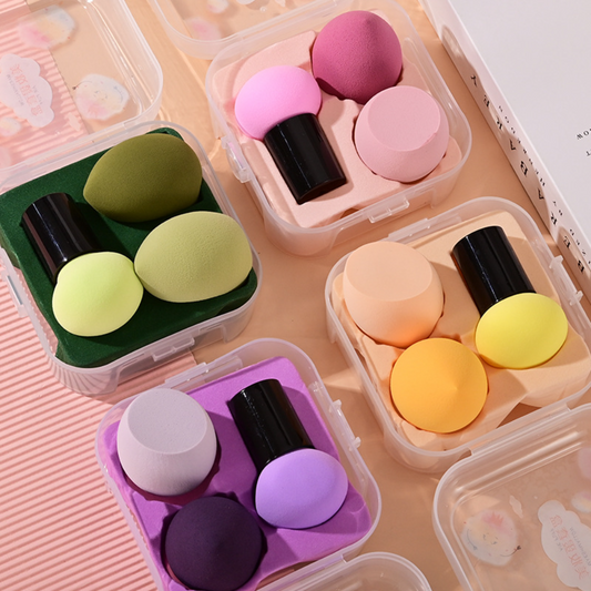 Spongo - Soft Makeup Sponge Mushroom 3 Pcs