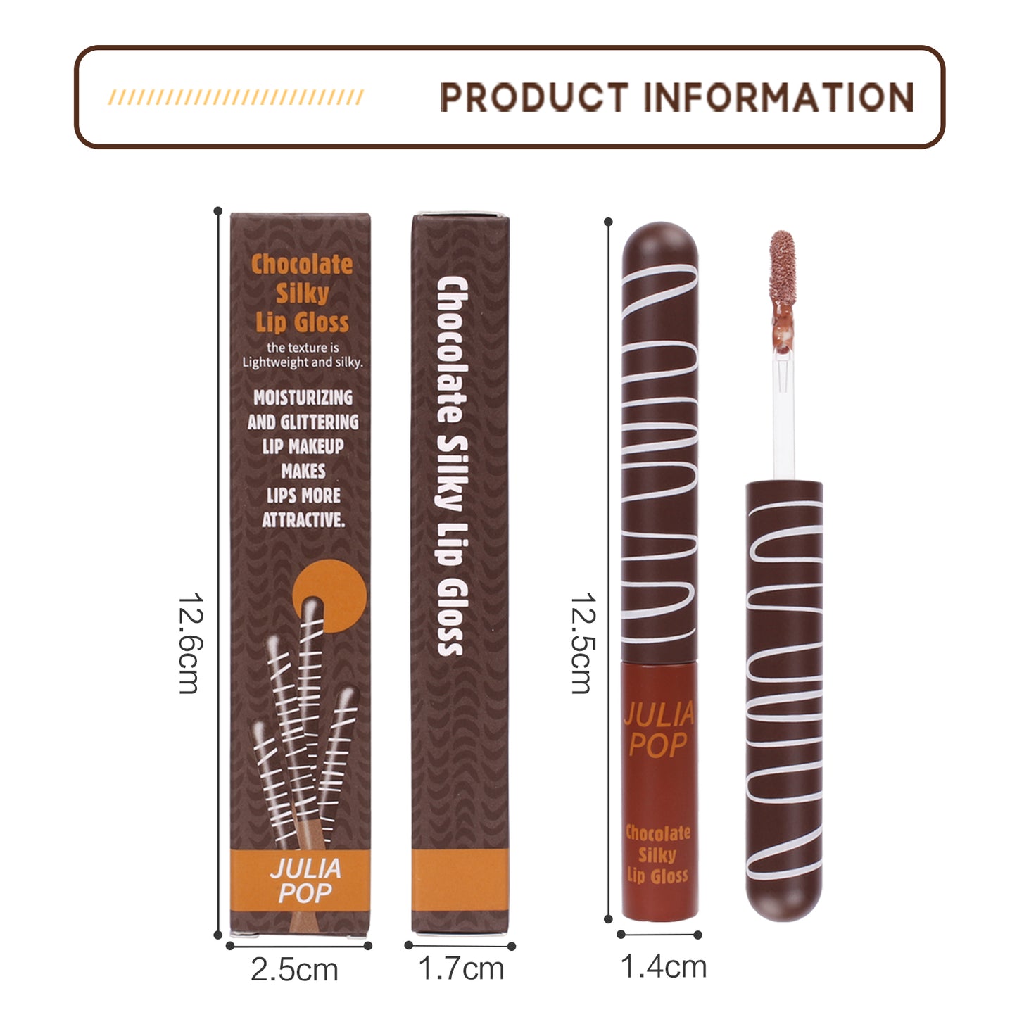 Juliapop - Chocolate Silky Lip Gloss