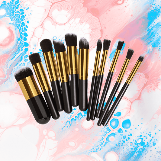 Smoosh - 11pcs Black Makeup Brushes