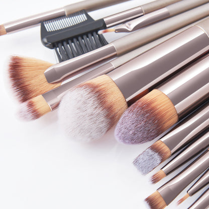 Smoosh - 12pcs Champange Makeup Brushes