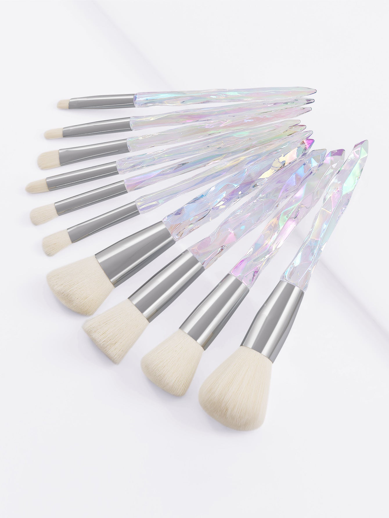 Crystal Makeup Brush Set 10pcs/Set