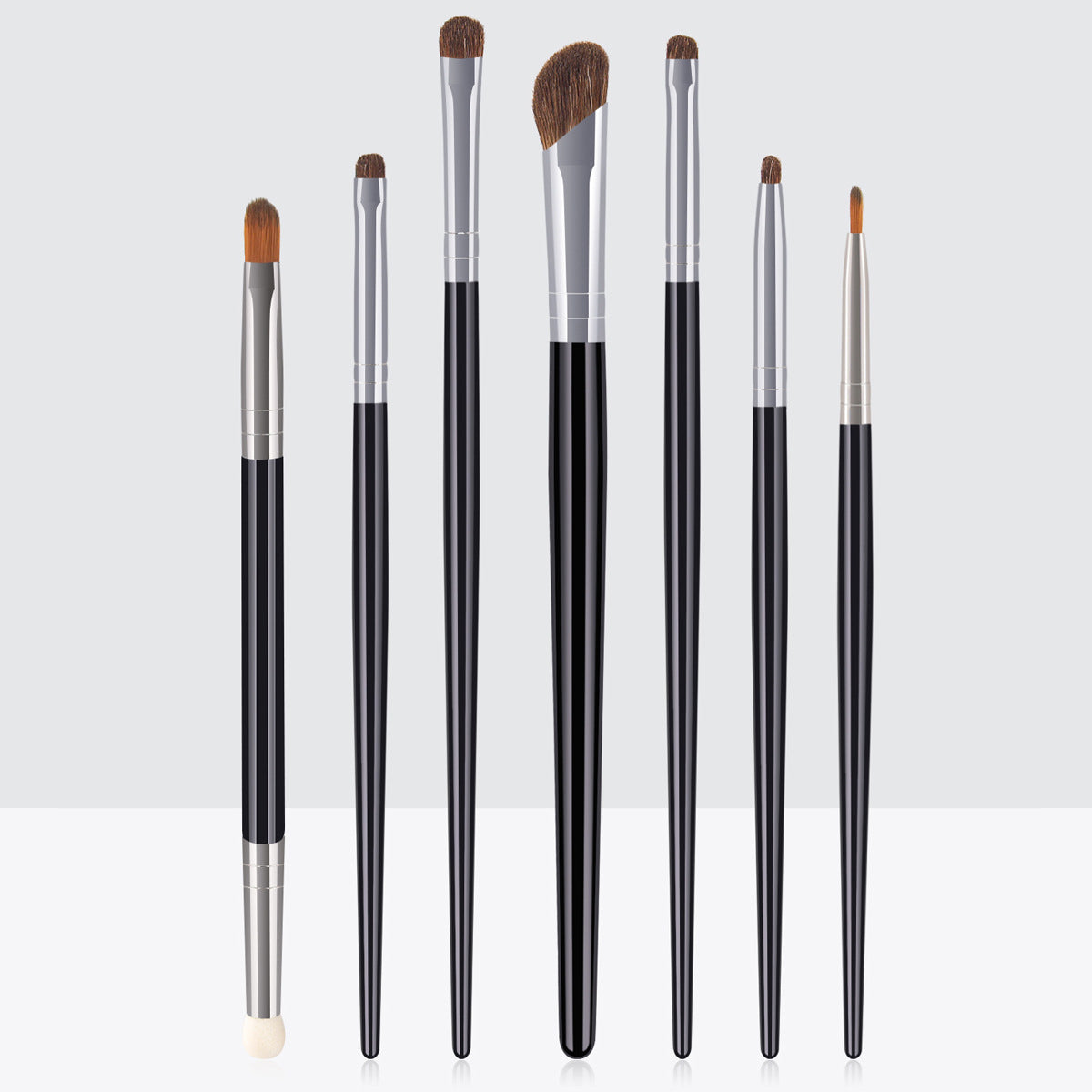 Smoosh - 7pcs Black Makeup Brushes