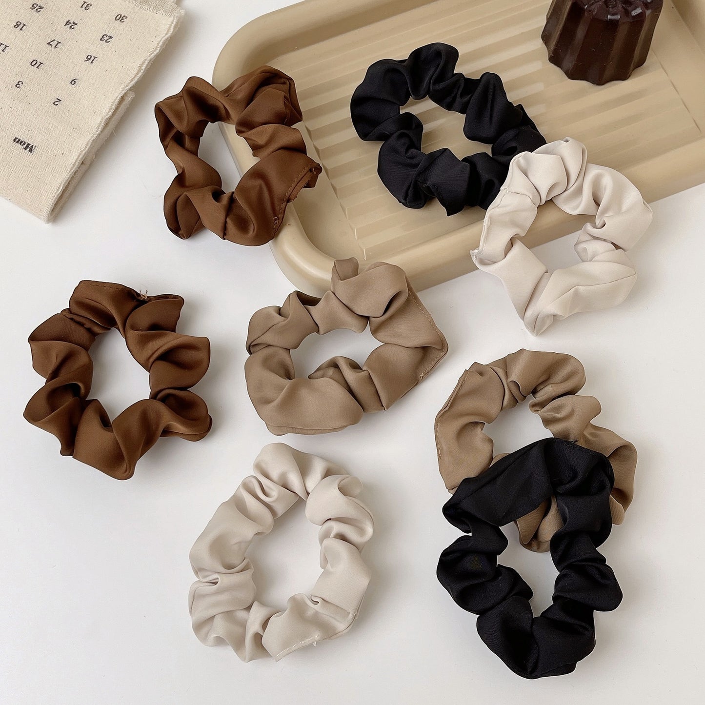 Gifty - Silky Hair Scrunchies Box 8pcs