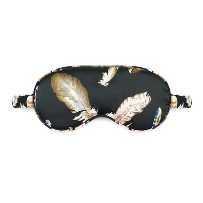 Feature Print Satin Eye mask Sleep Mask