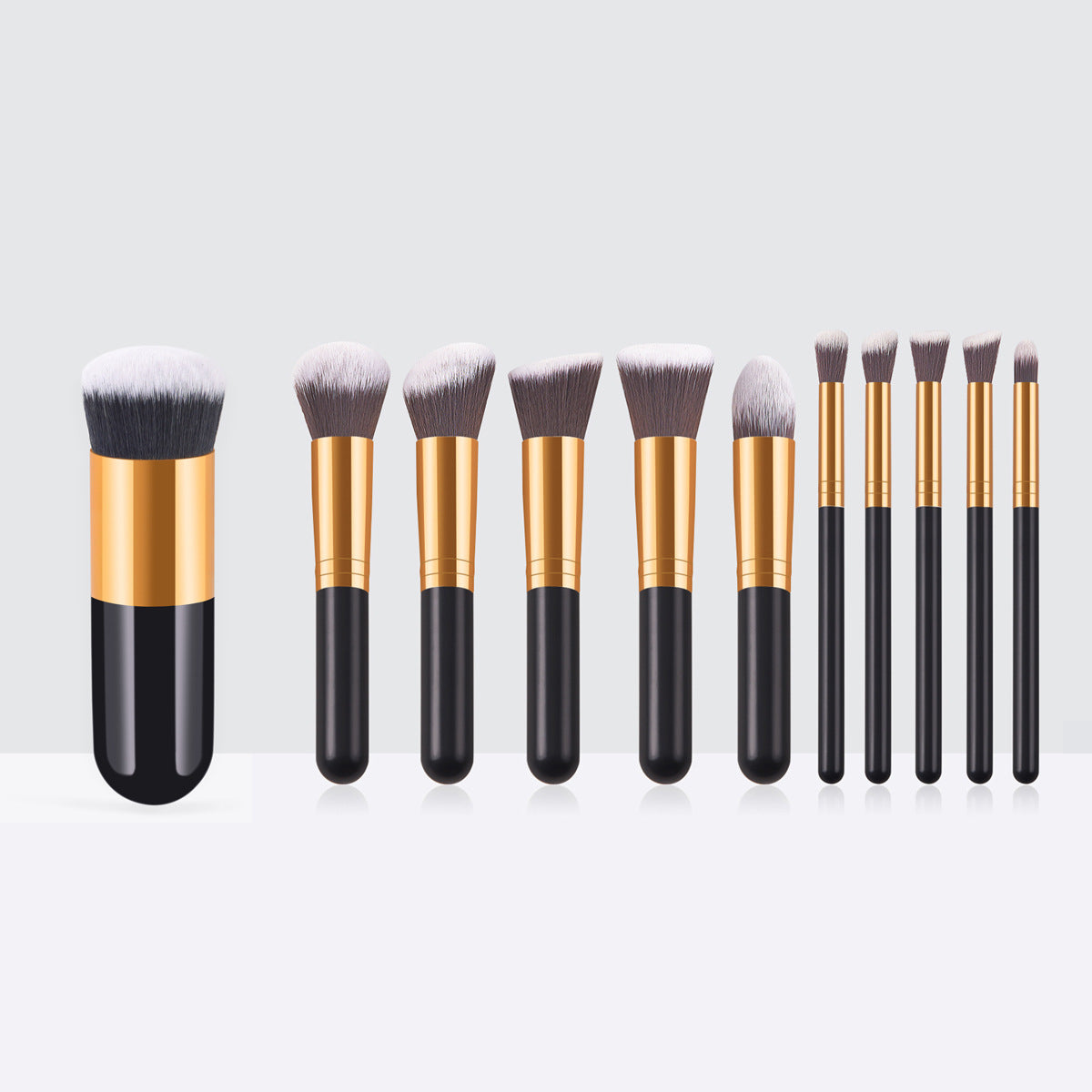 Smoosh - 11pcs Black Makeup Brushes