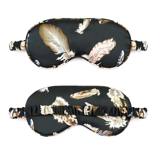 Feature Print Satin Eye mask Sleep Mask