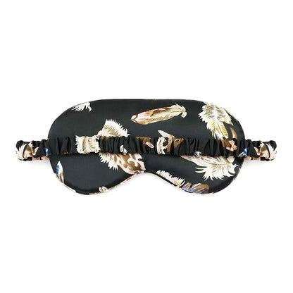 Feature Print Satin Eye mask Sleep Mask