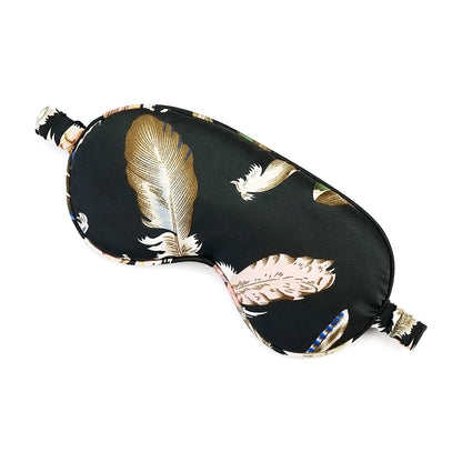 Feature Print Satin Eye mask Sleep Mask