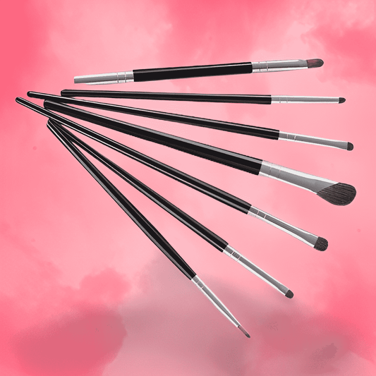 Smoosh - 7pcs Black Makeup Brushes