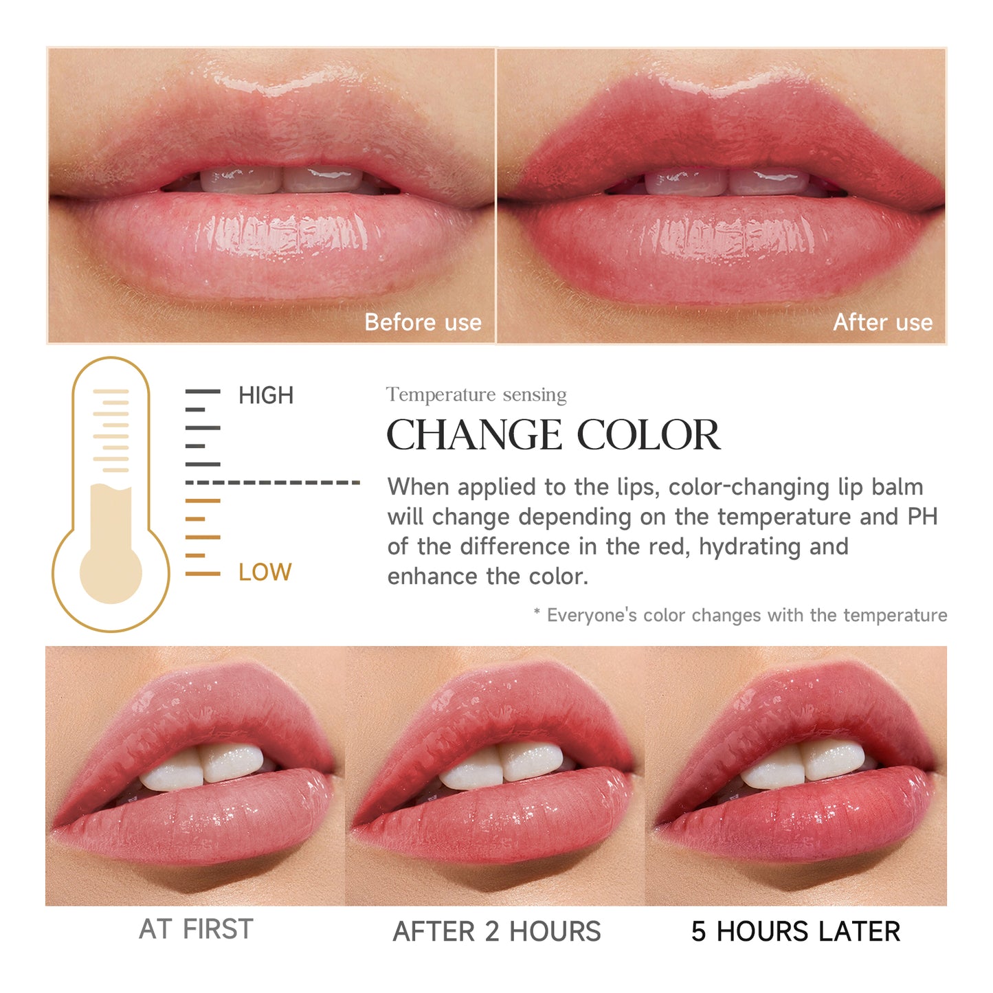 Soleil Neige Nurish Temperature Change Lip Brush