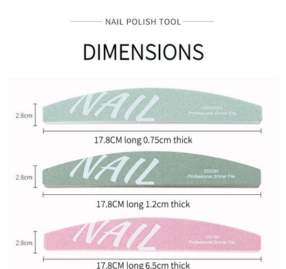 Nanew - 9pcs Nail File Set